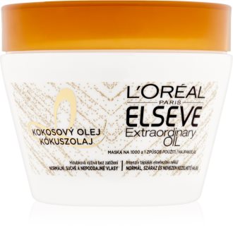 L’Oréal Paris Elseve Extraordinary Oil Coconut mascarilla nutritiva con aceite de coco para cabello normal y seco