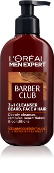 L’Oréal Paris Barber Club Reinigungsgel für Bart, Gesicht und Haare