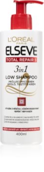 L’Oréal Paris Elseve Total Repair 5 Low Shampoo cremă de îngrijire pentru spălare pentru păr uscat și deteriorat