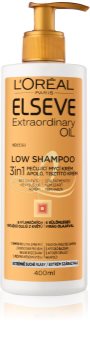 L’Oréal Paris Elseve Extraordinary Oil Low Shampoo pielęgnujący krem do mycia bardzo suchych włosów