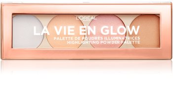 L’Oréal Paris Wake Up & Glow La Vie En Glow Palette mit aufhellendem Puder