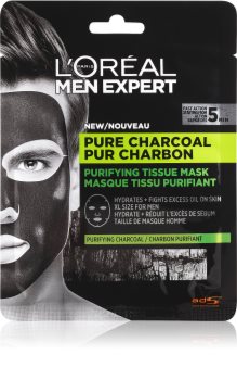 L’Oréal Paris Men Expert Pure Charcoal plátýnková maska