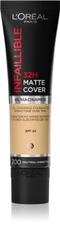 L’Oréal Paris Infallible 24H Matte Cover fondotinta opacizzante lunga tenuta