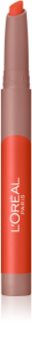 L’Oréal Paris Infallible Matte Lip Crayon barra de labios en lápiz con efecto mate