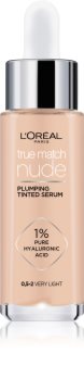 L’Oréal Paris True Match Nude Plumping Tinted Serum сыворотка для создания ровного тона лица