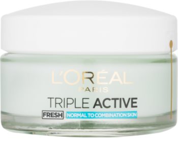 L’Oréal Paris Triple Activ Fresh géles krém normál és kombinált bőrre
