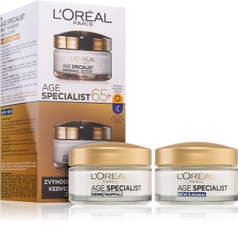 L’Oréal Paris Age Specialist 65+ καλλυντικό σετ I. (ενάντια στις ρυτίδες) για γυναίκες