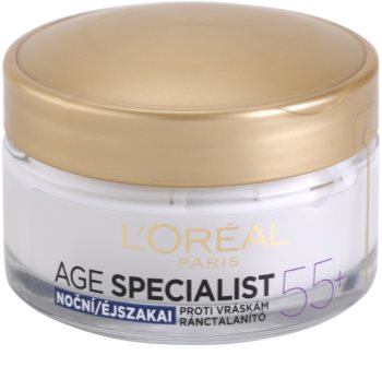 L’Oréal Paris Age Specialist 55+ noční krém proti vráskám