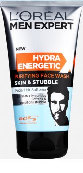L’Oréal Paris Men Expert Hydra Energetic X gel de limpeza com efeito suavizante da barba