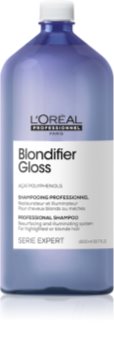 L’Oréal Professionnel Serie Expert Blondifier shampoing embellisseur et régénérateur pour les cheveux blonds froids ayant subi une décoloration ou un balayage