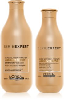 L’Oréal Professionnel Serie Expert Absolut Repair Gold Quinoa + Protein изгодна опаковка I. (за силно увредена коса)