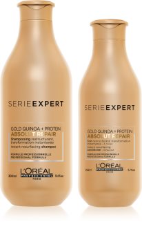 L’Oréal Professionnel Serie Expert Absolut Repair Gold Quinoa + Protein výhodné balení I. (pro velmi poškozené vlasy)