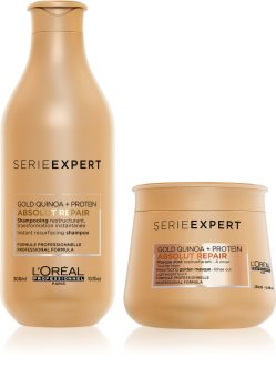 L’Oréal Professionnel Serie Expert Absolut Repair Gold Quinoa + Protein изгодна опаковка III. (за силно увредена коса)