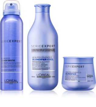 L’Oréal Professionnel Serie Expert Blondifier výhodné balení I. (pro zesvětlené, melírované studené blond vlasy)