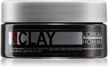 L’Oréal Professionnel Homme 5 Force Clay lut modelator fixare puternică