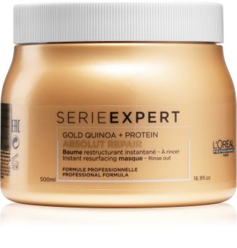 L’Oréal Professionnel Serie Expert Absolut Repair Gold Quinoa + Protein регенериращ балсам за силно увредена коса