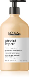 L’Oréal Professionnel Serie Expert Absolut Repair Gold Quinoa + Protein hĺbkovo regeneračný šampón pre suché a poškodené vlasy