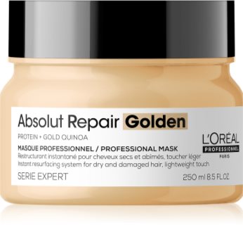 L’Oréal Professionnel Serie Expert Absolut Repair Gold Quinoa + Protein regenererende sheet mask voor Droog en Beschadigd Haar