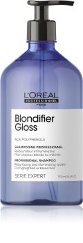 L’Oréal Professionnel Serie Expert Blondifier megszépítő és regeneráló sampon szőkített, melírozott, hideg szőke hajra