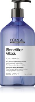L’Oréal Professionnel Serie Expert Blondifier shampoing embellisseur et régénérateur pour les cheveux blonds froids ayant subi une décoloration ou un balayage