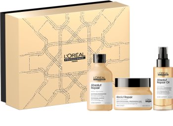 L’Oréal Professionnel Serie Expert Absolut Repair Gold Quinoa + Protein darčeková sada (pre suché a poškodené vlasy)