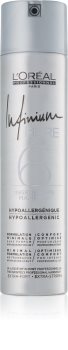 L’Oréal Professionnel Infinium Pure laque pour cheveux hypoallergénique fixation extra forte