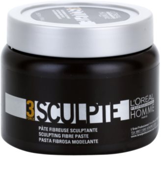 L’Oréal Professionnel Homme 3 Force Sculpte modellező paszta közepes tartás