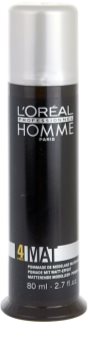 L’Oréal Professionnel Homme 4 Force Mat Modeling Paste for a Matte Look
