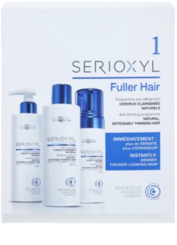 L’Oréal Professionnel Serioxyl GlucoBoost + Incell Fuller Hair kozmetični set za redke lase