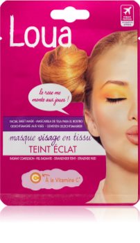 Loua Skin Brightening Face Mask maska rozświetlająca w płacie