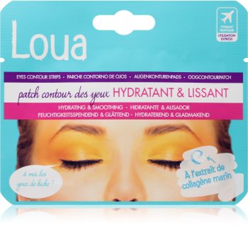 Loua Eyes Contour Strips Hydrating & Smoothing oční maska ve formě náplasti
