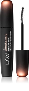 L.O.V. IllusionEYES mascara pour des cils courbés et séparés effet faux-cils