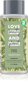 Love Beauty & Planet Delightful Detox почистващ шампоан за мазна коса