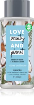 Love Beauty & Planet Volume and Bounty shampoo per capelli fini