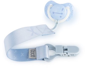 LOVI Baby Shower attache-tétine avec ruban