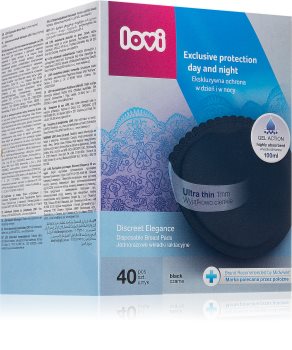 LOVI Discreet Elegance Black 40 pcs Stilleinlagen