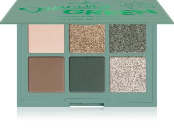 Essence Dancing Green paleta cieni do powiek
