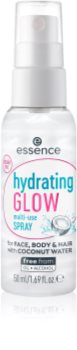 Essence Hydrating Glow легкий многофункциональный спрей для лица, тела и волос