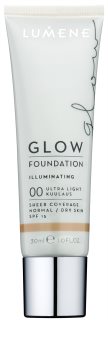 Lumene Nordic Chic Glow Egységesítő sminkalap hidratáló hatással