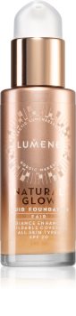 Lumene Natural Glow Fluid Foundation aufhellendes Make up für einen natürlichen Look SPF 20