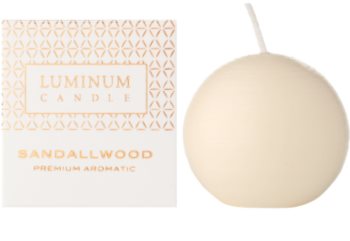 Luminum Candle Premium Aromatic Sandalwood świeczka zapachowa (Ø 60 mm, 15 h)