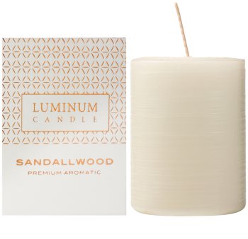 Luminum Candle Premium Aromatic Sandalwood vonná svíčka střední (Ø 60 - 80 mm, 32 h)