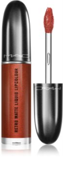 MAC Cosmetics  Retro Matte Liquid Lipcolour rouge à lèvres mat effet métallique