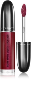 MAC Retro Matte Liquid Lipcolour mat ruž s metalik efektom