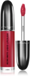 MAC Retro Matte Liquid Lipcolour mat ruž s metalik efektom