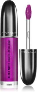 MAC Retro Matte Liquid Lipcolour mat ruž s metalik efektom