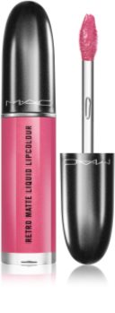 MAC Retro Matte Liquid Lipcolour mat ruž s metalik efektom
