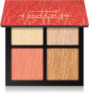 MAC Cosmetics Extra Dimension Skinfinish x 4 Aute Cuture Starring Rosalía palette d'enlumineurs