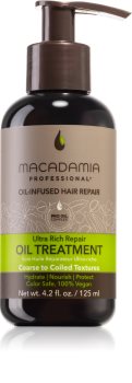 Macadamia Natural Oil Ultra Rich Repair cuidado de óleo para cabelo danificado e quebradiço