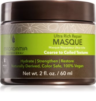 Macadamia Natural Oil Ultra Rich Repair máscara profundamente regeneradora para cabelo danificado